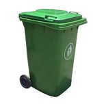 Gebrauchter 120-Liter-Mülleimer für den Außenbereich