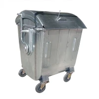 Müllcontainer aus Metall